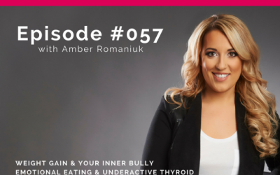 Podcast Episode #057: Answering Your Questions on Weight Gain & Your Inner Bully, Emotional Eating & Under-active Thyroid and Adrenal Fatigue and a Lack of Self-care.