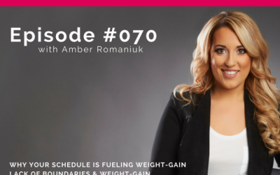 Podcast Episode #70: Why Your Schedule is Fueling Weight Gain, Lack of Boundaries & Weight Gain & Slowing Down Your Schedule for Weight Loss