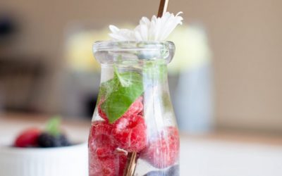 Berry Basil Infused Water