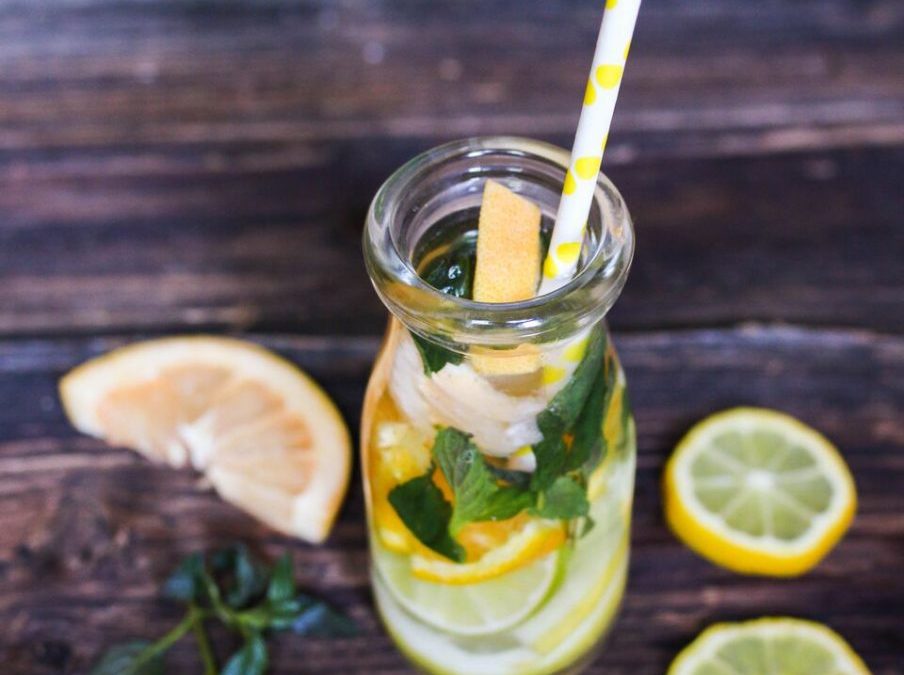 Citrus Mint Infused Water