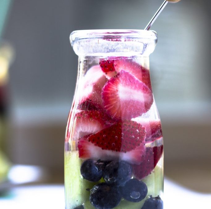 honeydew-strawberry-blueberry-water