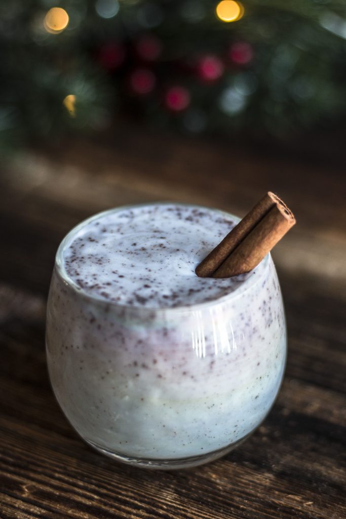 Warm Festive Egg Nog Drink Amber Approved