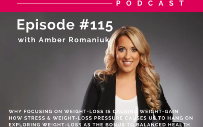 Episode #115 Why Focusing On Weight-Loss is Causing Weight-Gain, How Stress & Weight-loss Pressure Causes Us To Hang On & Exploring Weight-Loss as the Bonus to Balanced Health