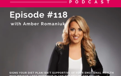 Episode #118 Signs Your Diet Plan Isn’t Supportive of Your Emotional Health, Why Weight-Loss Incentive Plans Set You Up For Failure & Shifting Focus To Building Connection With Your Body