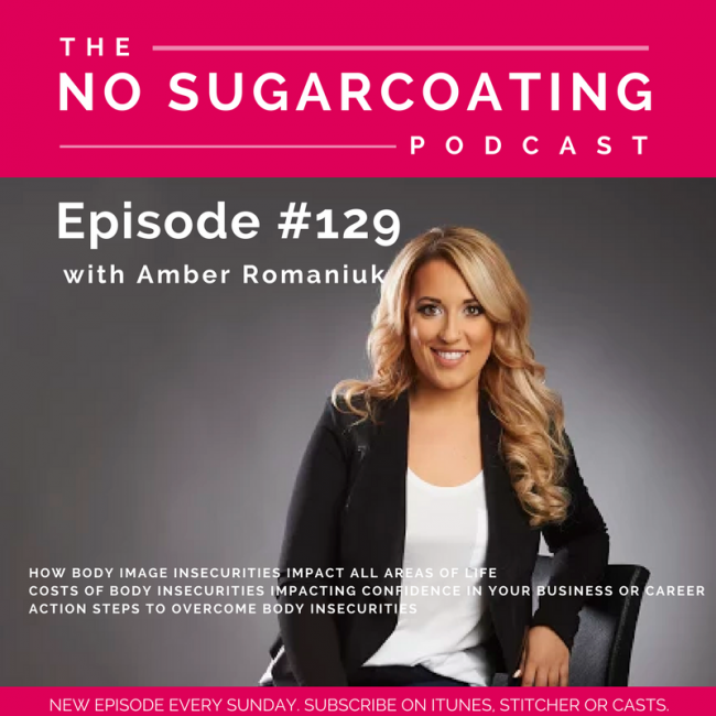 Episode 129 How Body Image Insecurities Impact All Areas of Life, Costs of Body Insecurities Impacting Confidence in Your Business or Career & Action Steps to Overcome Body Insecurities