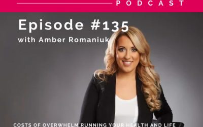 Episode #135 Costs of Overwhelm Running Your Health and Life, Recognizing The Warning Signs of Overwhelm & Ways To Shift From Overwhelm to Calmness