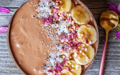 Chocolate Coconut Peanut Butter Smoothie Bowl