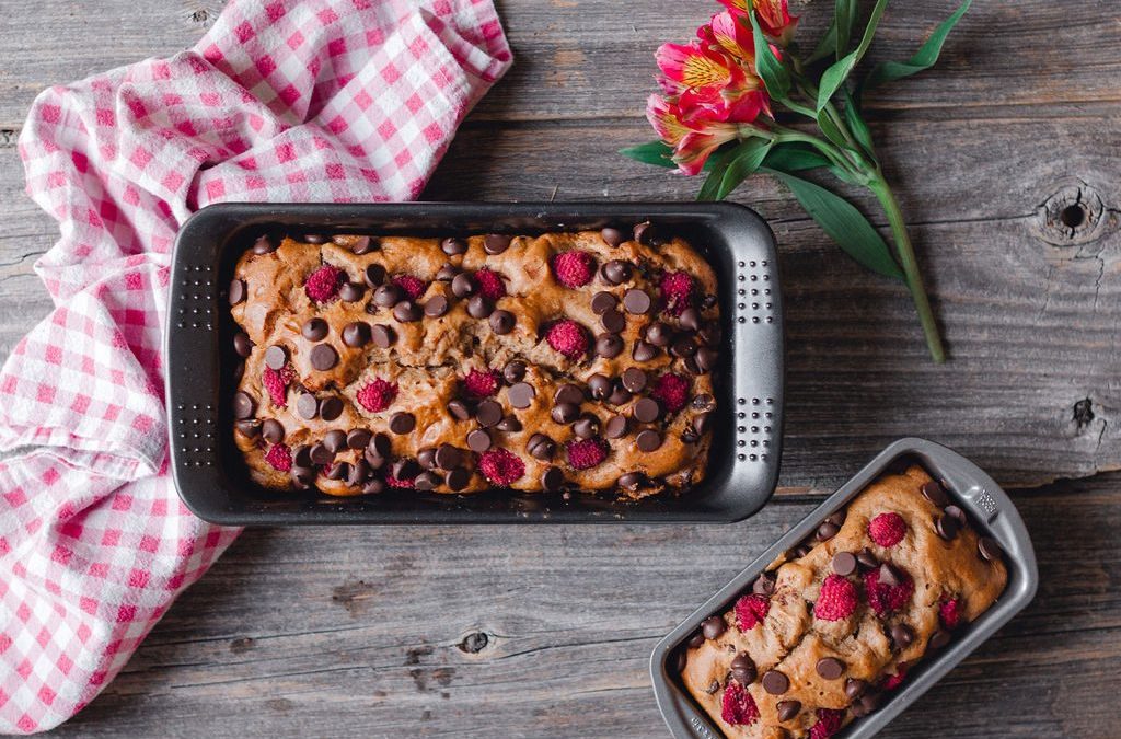 Classic Raspberry Chocolate Chip Loaf