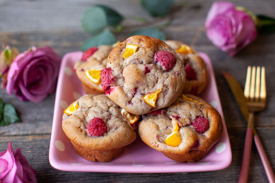 Lemon Raspberry Muffins