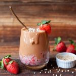 Strawberry Chia Chocolate Peanut Butter Smoothie
