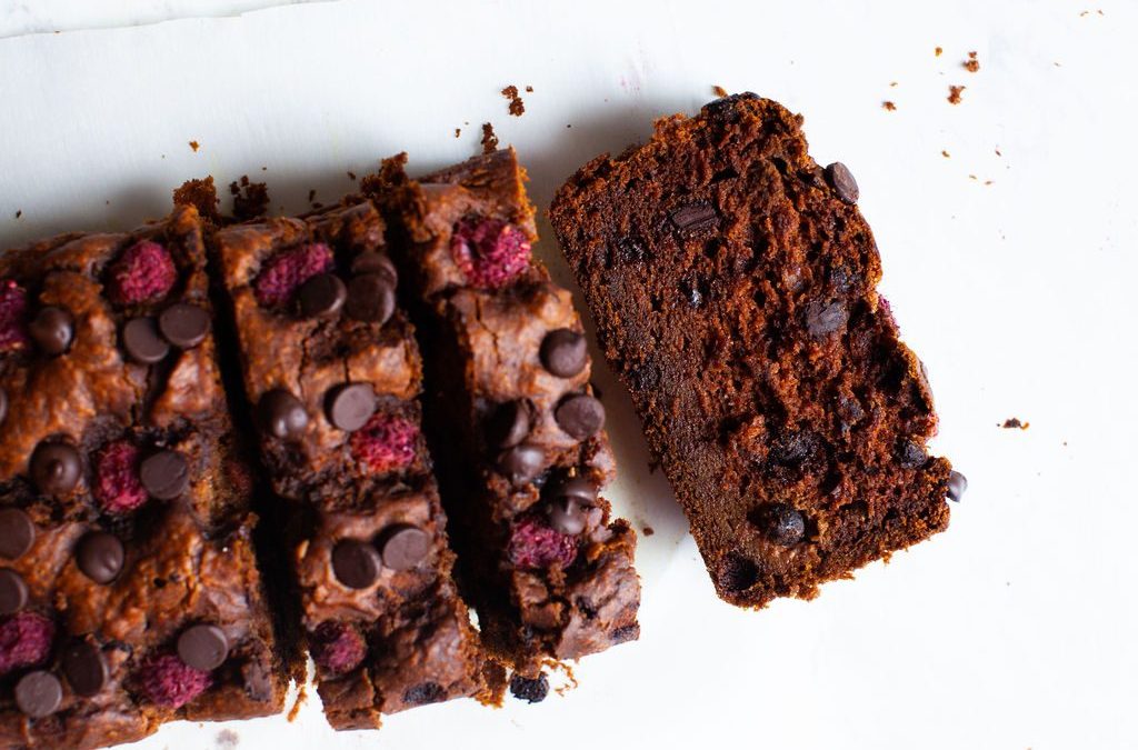 Double Chocolate Raspberry Loaf