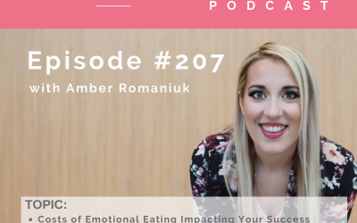 Episode #207 Costs of Emotional Eating Impacting Your Success, Costs of Emotional Eating and Your Relationships and Building Awareness on the Impacts of Emotional Eating