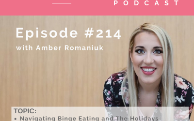 Episode #214 Navigating Binge Eating and The Holidays, Family Judgement with Your Eating Habits and Supporting Mindful Holiday Eating Habits